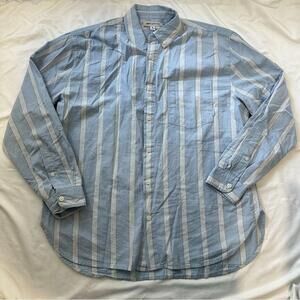 Urban outfitters striped button down shirt